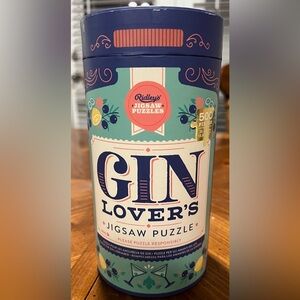 Gin Lover's 500 Piece Jigsaw Puzzle Ridley’s New NIB Gift Cocktail